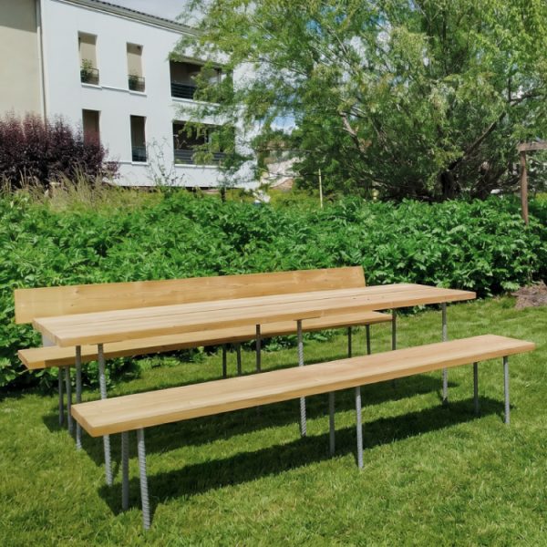 AIGUILLE : BENCHES & TABLE