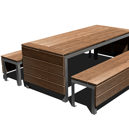 ENSEMBLE &laquo;&nbsp;L&nbsp;&raquo; : BANCS & TABLE