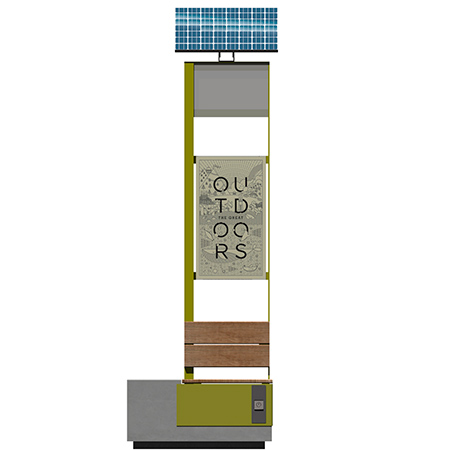 POUF B-CHARGE SOLAR